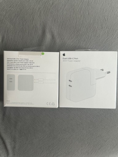 Zdjęcie oferty: Ładowarka Apple 2 wejścia USB-c 35 W Nowy 