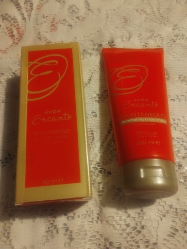 Zdjęcie oferty: Zestaw AVON ENCANTO SPONTANEOUS woda 50ml+balsam