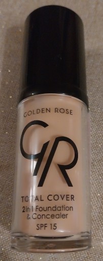 Zdjęcie oferty: GOLDEN ROSE podkład 2 w 1 Total  Cover  nr 02 IVORY, 30ml