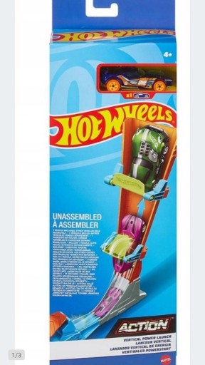 Zdjęcie oferty: HOT WHEELS WYRZUTNIA VERTICAL POWER LAUNCH+ AUTKO 