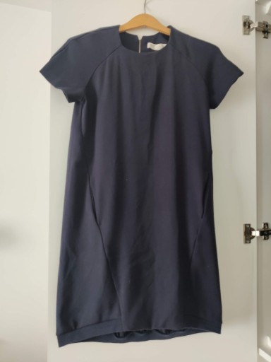Zdjęcie oferty: Zara trf granatowa elegancka mini sukienka 36 S