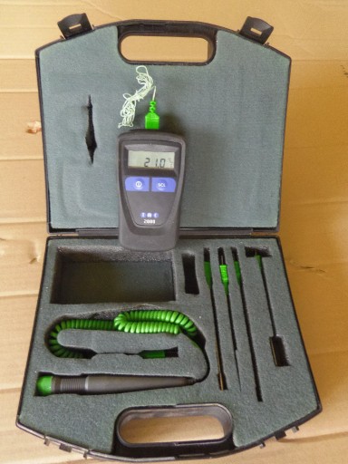 Zdjęcie oferty: Cyfrowy termometr miernik temperatury TME MM2000 + 5 sond K