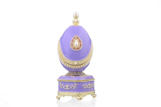 Zdjęcie oferty: Jajko Pisanka puzderko Keren Kopal Faberge na Komunię Unikat