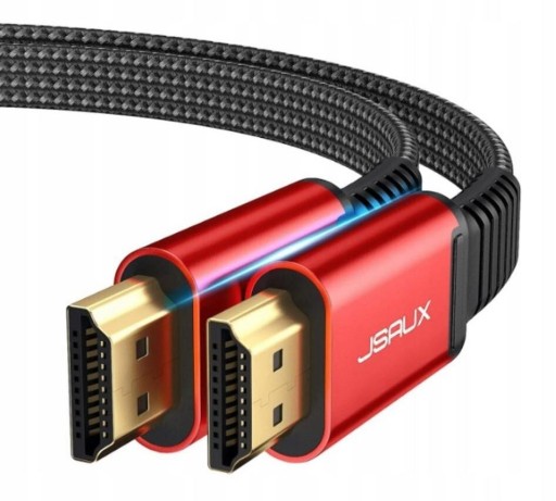 Zdjęcie oferty: Kabel HDMI JSAUX 60 Hz HDMI 2.0  4K 3D 3m