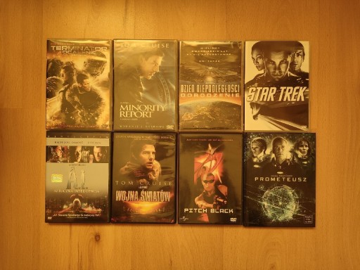 Zdjęcie oferty: Filmy DVD - Terminator, Star Trek, Prometeusz