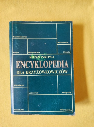 Zdjęcie oferty: Kieszonkowa encyklopedia dla krzyżówkowiczów