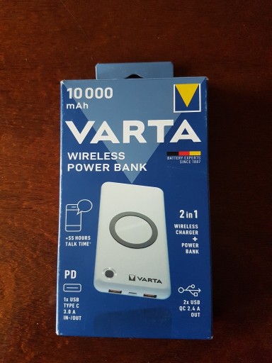 Zdjęcie oferty: Powerbank Varta 10000 mAh biały