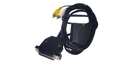 Zdjęcie oferty: Kabel przewód Amiga - TV euro scart RCA RGB 1,5m 