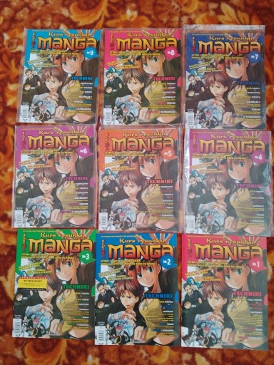 Zdjęcie oferty: Kurs rysunku Manga Kolekcja Hachette