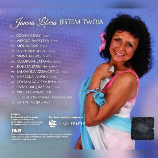 Zdjęcie oferty: JANINA LIBERA: JESTEM TWOJA (CD) 