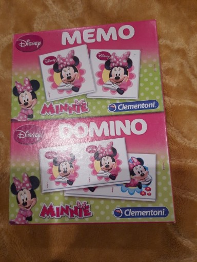Zdjęcie oferty: Gra MEMORY i DOMINO Disney Minnie - Clementoni