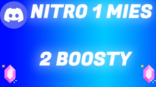 Zdjęcie oferty: DISCORD NITRO 1 Miesiąc + 2 boosty