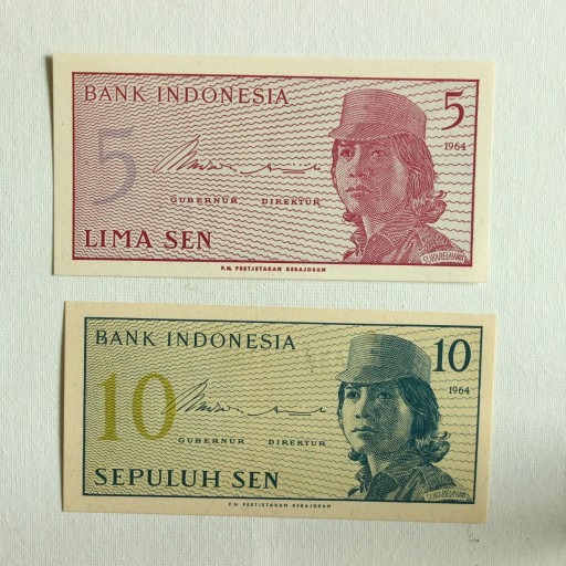 Zdjęcie oferty: Indonezja - banknoty - zestaw 2 sztuki - stan 1