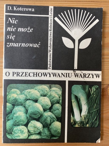 Zdjęcie oferty: O przechowywaniu warzyw Koterowa 