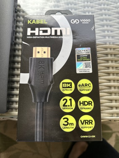 Zdjęcie oferty: Kabel hdm 3 8k 2.1