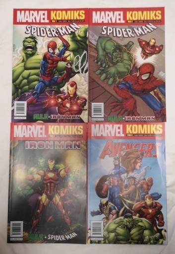 Zdjęcie oferty: Marvel komiks 1,2,3,4 nowe