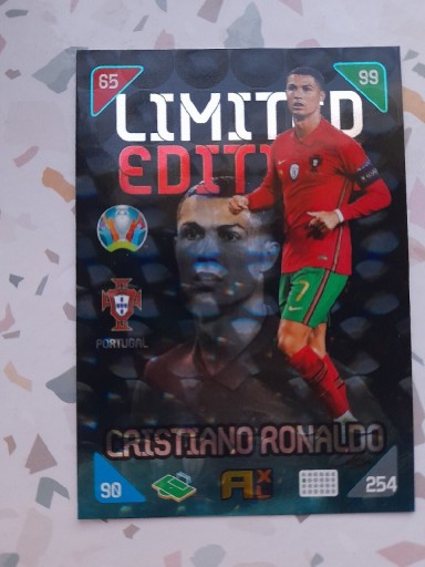 Zdjęcie oferty: Cristiano ronaldo limited edition euro 2020 panini