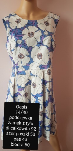 Zdjęcie oferty: Sukienka oasis  40/14 cudna