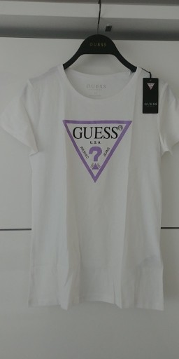 Zdjęcie oferty: Nowy t-shirt koszulka Guess trójkątne logo