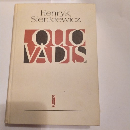 Zdjęcie oferty: Quo vadis?- Henryk Sienkiewicz 