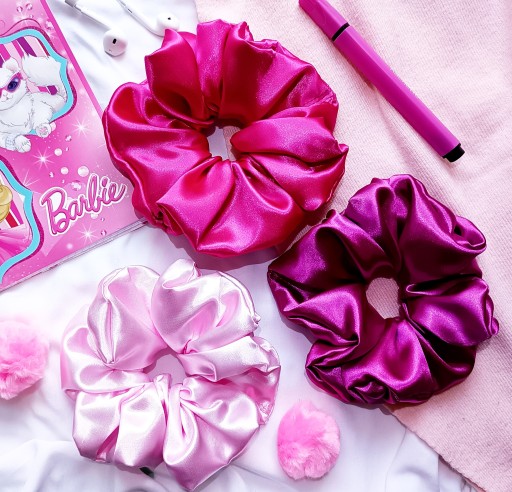 Zdjęcie oferty: Zestaw scrunchies “Barbie” L