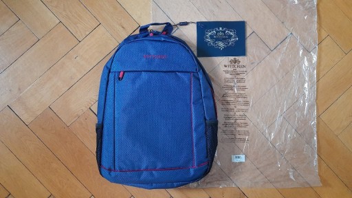 Zdjęcie oferty: Nowy plecak Wittchen niebieski z czerwonym 