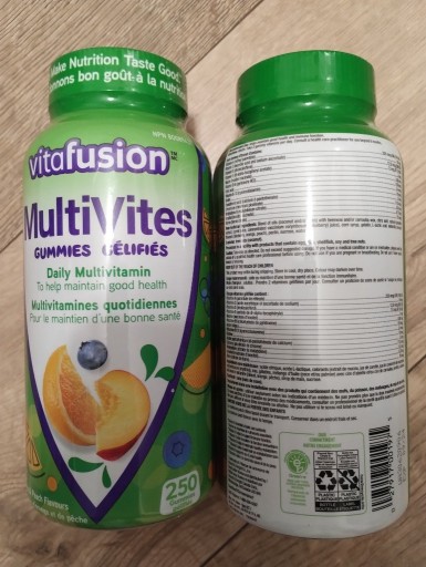 Zdjęcie oferty: Multiwitaminy Vitafusion MultiVites  250sz