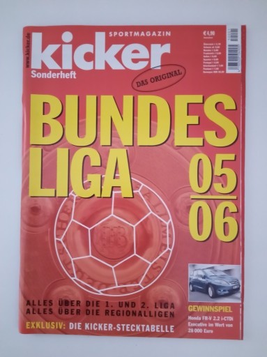 Zdjęcie oferty: Skarb kibica Bundesliga- Kicker Sonderheft 2005/06