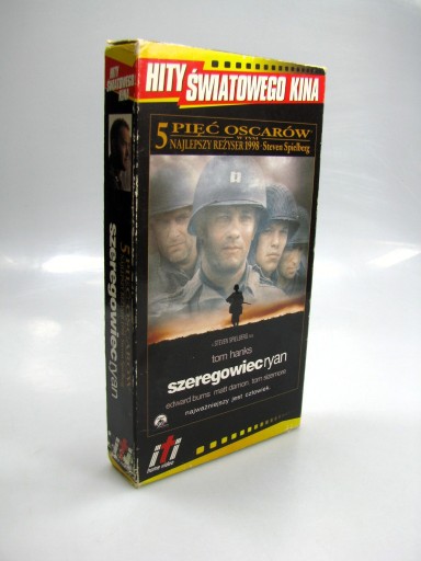 Zdjęcie oferty: SZEREGOWIEC RYAN -FILM/kaseta video VHS 