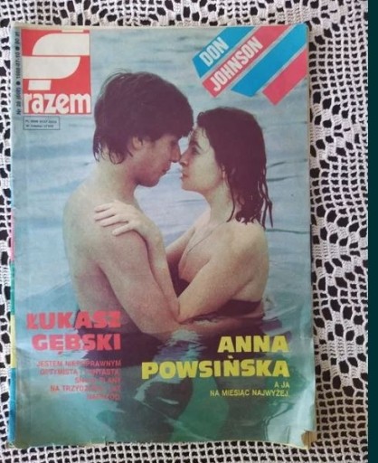 Zdjęcie oferty: Gazeta Razem 28/1988 Don Johnson