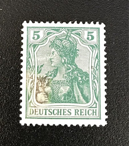 Zdjęcie oferty: Błędnodruk Germania Deutsches Reich 5 Unikat