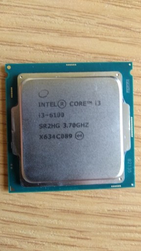 Zdjęcie oferty: Procesor Intel Core i3-6100 3,7GHz + chłodzenie