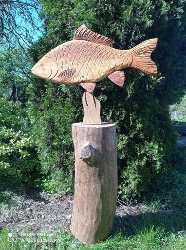 Zdjęcie oferty: Rzeźba -ryba-wys.131cm