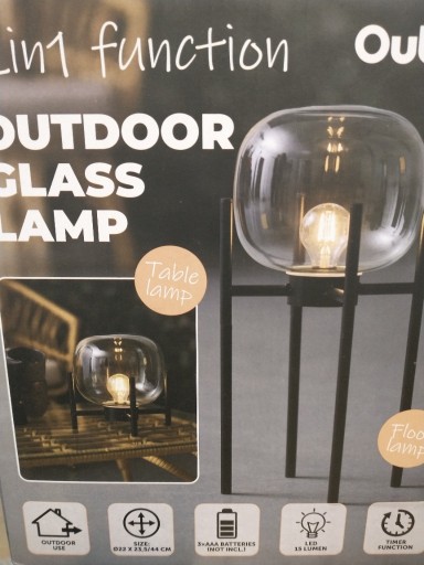 Zdjęcie oferty: Lampa zewnętrzna szklana. Nowoczesny design