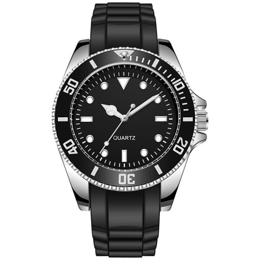 Zdjęcie oferty: Zegarek męski bezel pasek gumowy mechanizm Seiko