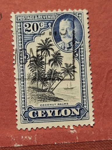 Zdjęcie oferty: Cejlon  1935-1936r          