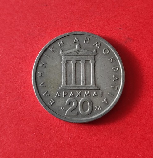 Zdjęcie oferty: Moneta 20 drachm 1976, Grecja