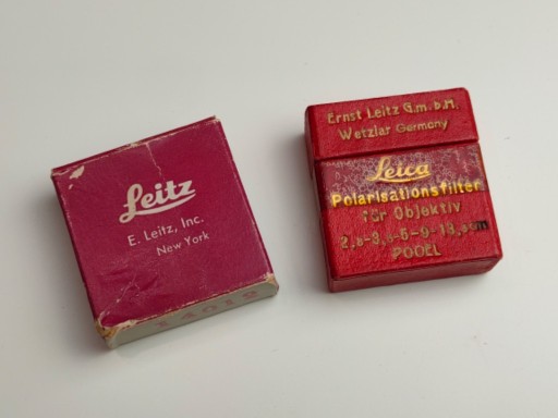 Zdjęcie oferty: Pudełka na filtry - Leica Ernst Leitz 