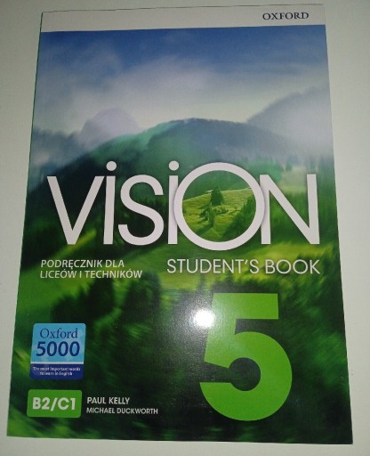 Zdjęcie oferty: Vision 5 Podręcznik + ćwiczenia język angielski 
