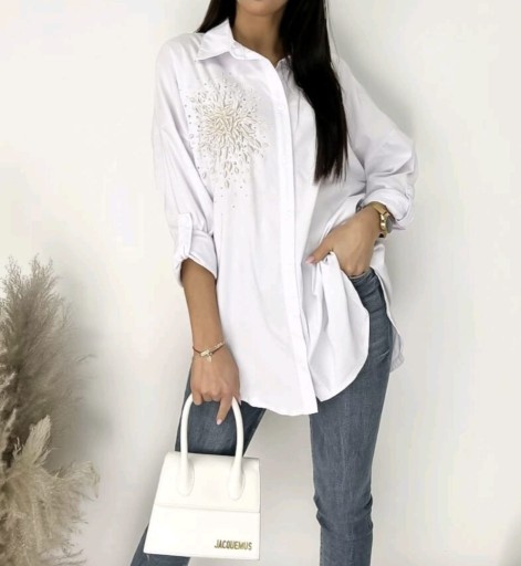 Zdjęcie oferty: Koszula damska oversize biała Roz. S
