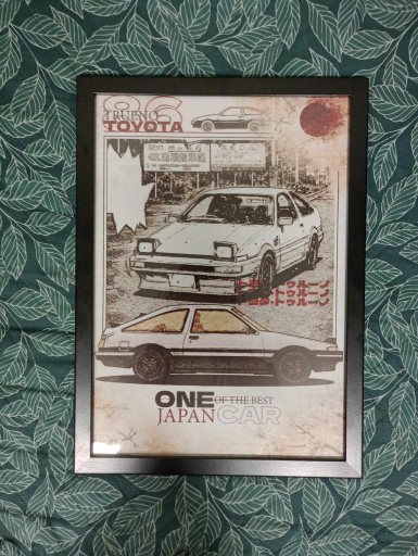 Zdjęcie oferty: Plakat Initial D Toyota 86 Trueno A3