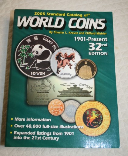 Zdjęcie oferty: Katalog WORLD COINS rok 2005  32 edycja