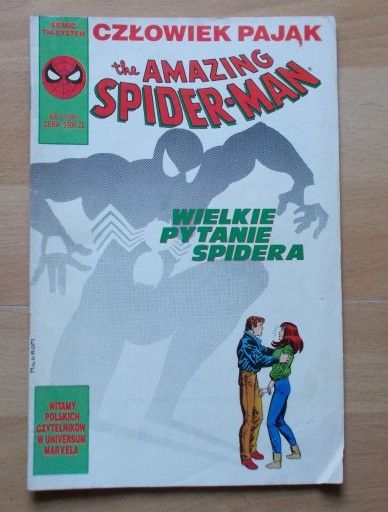 Zdjęcie oferty: TM-Semic THE AMAZING SPIDER-MAN nr 1/1991 bdb-