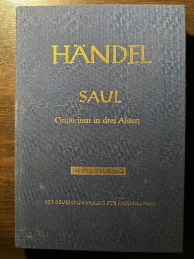Zdjęcie oferty: Handel Saul wyciąg fortepianowy