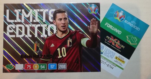 Zdjęcie oferty: Eden Hazard Limited XXL Panini UEFA EURO 2020