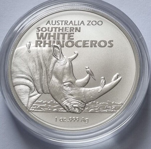 Zdjęcie oferty: Australia ZOO-Southern White Rhinoceros 1 oz 2023 