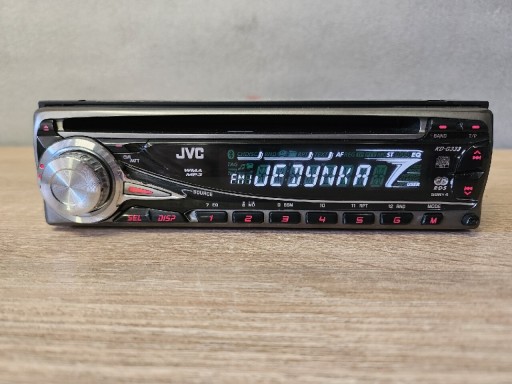 Zdjęcie oferty: Radio samochodowe JVC KD-G333 CD MP3 4x50W RCA 