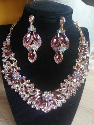 Zdjęcie oferty: Komplet Biżuterii Pozłacanej 18-karatowym zlotem
