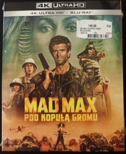Zdjęcie oferty: Mad Max 3 Pod kopułą gromu 4k+BR  wyd POLSKIE