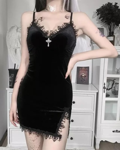 Zdjęcie oferty: Sukienka goth witch killstar dark in love restyle